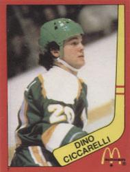 1982-83 McDonald's Stickers #7 Dino Ciccarelli Front