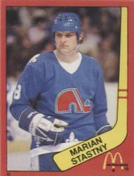 1982-83 McDonald's Stickers #10 Marian Stastny Front