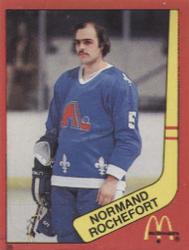 1982-83 McDonald's Stickers #35 Normand Rochefort Front