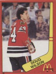 1982-83 McDonald's Stickers #36 Doug Wilson Front