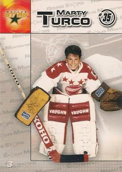 2003-04 Duracell Rising Stars Goalie Edition #3 Marty Turco Front