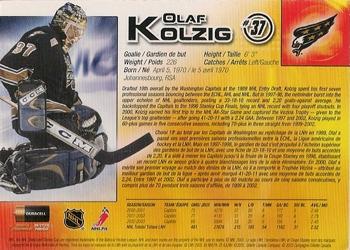2003-04 Duracell Rising Stars Goalie Edition #9 Olaf Kolzig Back