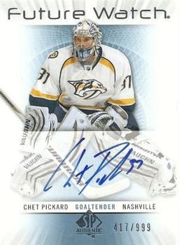 2012-13 SP Authentic #225 Chet Pickard Front