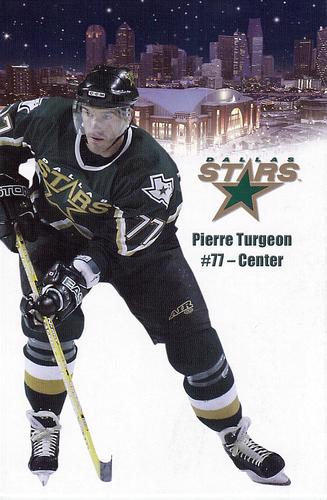 2003-04 Dallas Stars Postcards #28 Pierre Turgeon Front