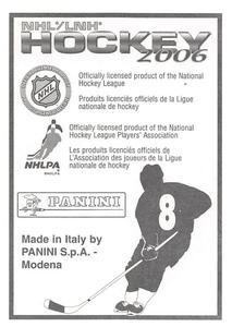 2005-06 Panini Stickers #8 Marian Hossa Back