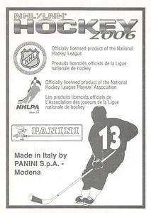 2005-06 Panini Stickers #13 Thrashers Team Logo Back