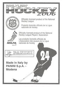 2005-06 Panini Stickers #24 Bruins Team Logo Back