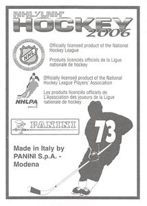 2005-06 Panini Stickers #73 Canadiens Team Logo Back