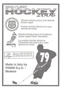 2005-06 Panini Stickers #79 Martin Brodeur Back
