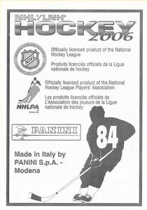 2005-06 Panini Stickers #84 Jamie Langenbrunner Back