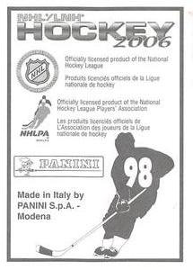 2005-06 Panini Stickers #98 Islanders Team Logo Back