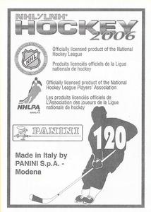 2005-06 Panini Stickers #120 Senators Action Shot B Back