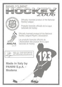 2005-06 Panini Stickers #123 Senators Team Logo Back