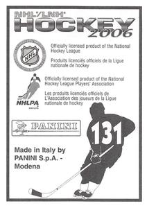 2005-06 Panini Stickers #131 Simon Gagne Back