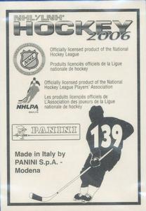 2005-06 Panini Stickers #139 Sidney Crosby Back