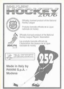 2005-06 Panini Stickers #252 Stars Team Logo Back