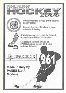2005-06 Panini Stickers #261 Nicklas Lidstrom Back