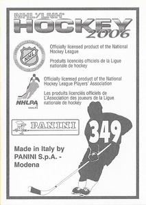 2005-06 Panini Stickers #349 Sharks Team Logo Back