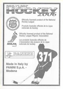 2005-06 Panini Stickers #371 Action Shot 3A Back