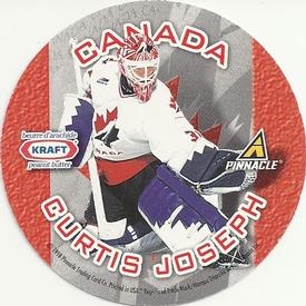 1997-98 Pinnacle Kraft - Kraft Peanut Butter Team Canada #NNO Curtis Joseph / Patrick Roy Front