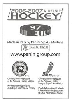 2006-07 Panini Stickers #97 New York Rangers Puzzle Piece Back