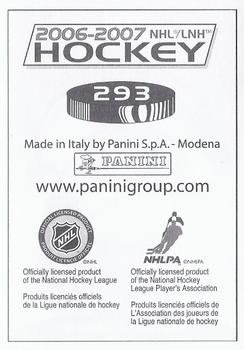 2006-07 Panini Stickers #293 Marian Gaborik Back