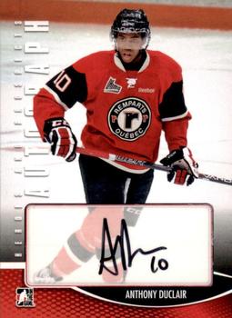 2012-13 In The Game Heroes and Prospects - Autographs #A-ADU Anthony Duclair Front