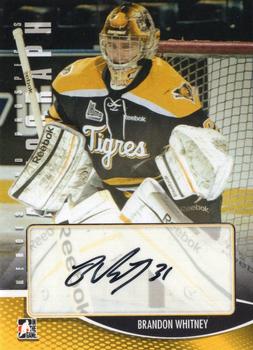 2012-13 In The Game Heroes and Prospects - Autographs #A-BW Brandon Whitney Front