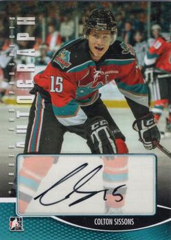 2012-13 In The Game Heroes and Prospects - Autographs #A-CSI Colton Sissons Front