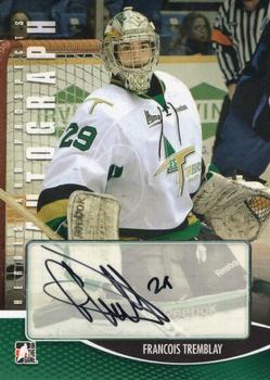 2012-13 In The Game Heroes and Prospects - Autographs #A-FT Francois Tremblay Front