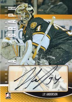 2012-13 In The Game Heroes and Prospects - Autographs #A-JA J.P. Anderson Front