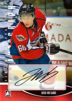 2012-13 In The Game Heroes and Prospects - Autographs #A-JH Josh Ho-Sang Front