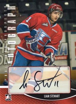 2012-13 In The Game Heroes and Prospects - Autographs #A-LS Liam Stewart Front