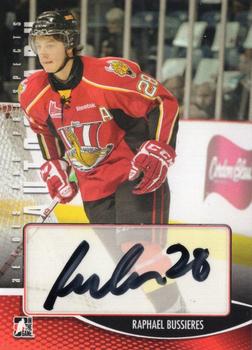 2012-13 In The Game Heroes and Prospects - Autographs #A-RB Raphael Bussieres Front