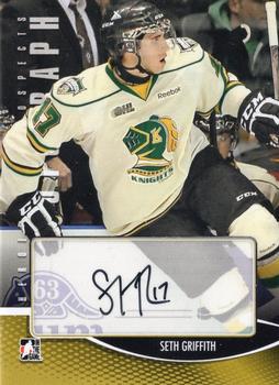 2012-13 In The Game Heroes and Prospects - Autographs #A-SG Seth Griffith Front