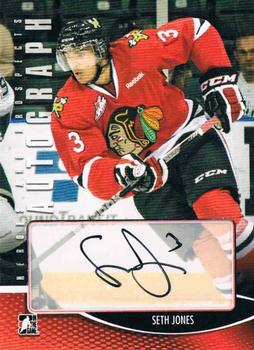 2012-13 In The Game Heroes and Prospects - Autographs #A-SJ Seth Jones Front
