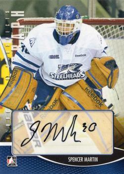 2012-13 In The Game Heroes and Prospects - Autographs #A-SMAR Spencer Martin Front