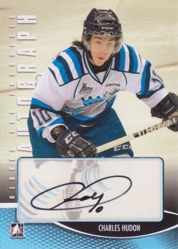 2012-13 In The Game Heroes and Prospects - Autographs #A-CH Charles Hudon Front