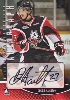 2012-13 In The Game Heroes and Prospects - Autographs #A-DH Dougie Hamilton Front