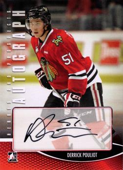 2012-13 In The Game Heroes and Prospects - Autographs #A-DP Derrick Pouliot Front