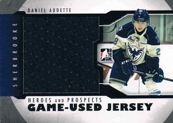 2012-13 In The Game Heroes and Prospects - Jersey Black #M-02 Daniel Audette Front