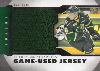 2012-13 In The Game Heroes and Prospects - Jersey Black #M-34 Max Domi Front
