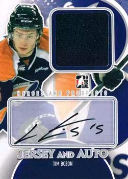 2012-13 In The Game Heroes and Prospects - Jersey Autographs #MA-TB Tim Bozon Front