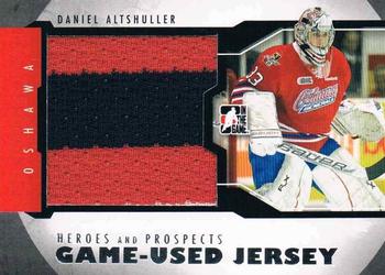 2012-13 In The Game Heroes and Prospects - Jersey Silver #M-01 Daniel Altshuller Front