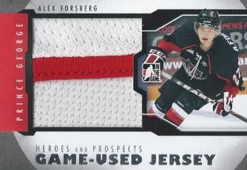 2012-13 In The Game Heroes and Prospects - Jersey Silver #M-12 Alex Forsberg Front