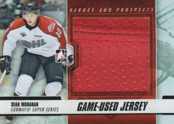 2012-13 In The Game Heroes and Prospects - Subway Super Series Jersey #SSM-13 Sean Monahan Front