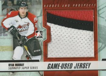 2012-13 In The Game Heroes and Prospects - Subway Super Series Jersey Silver #SSM-42 Ryan Murray Front