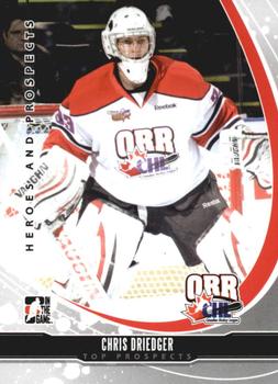 2012-13 In The Game Heroes and Prospects - Top Prospects #TP-15 Chris Driedger Front