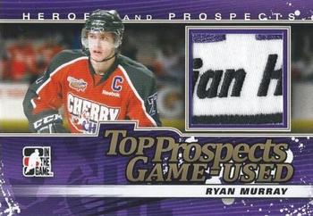 2012-13 In The Game Heroes and Prospects - Top Prospects Jerseys Gold #TPGU-06 Ryan Murray Front
