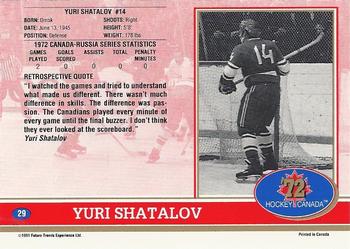 1991-92 Future Trends Canada ’72 #29 Yuri Shatalov Back